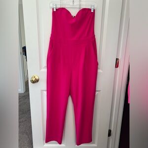 Express pink jumpsuit size 8